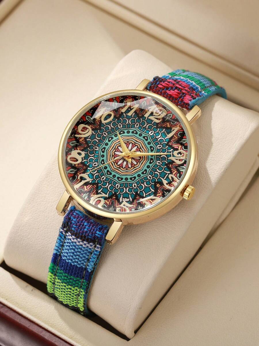 腕時計 レディース クォーツ 1個 レディース ファッション ユニーク 数字ダイヤル クォーツ 腕時計 スタイリッシュ拍卖