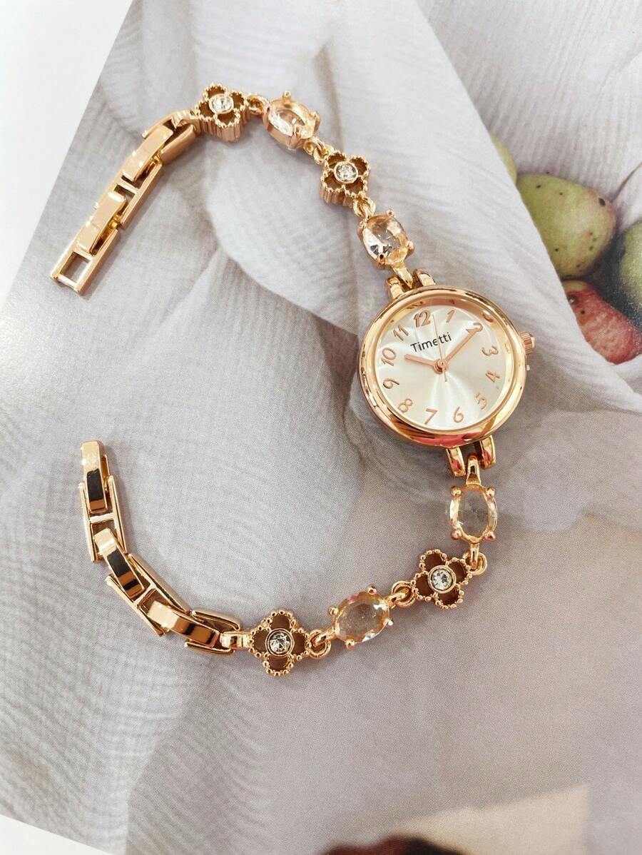 腕時計 レディース クォーツ 1個 女性用ミニマリストファッション高級カジュアルウォッチ、ギフトや日常着用に適しています拍卖