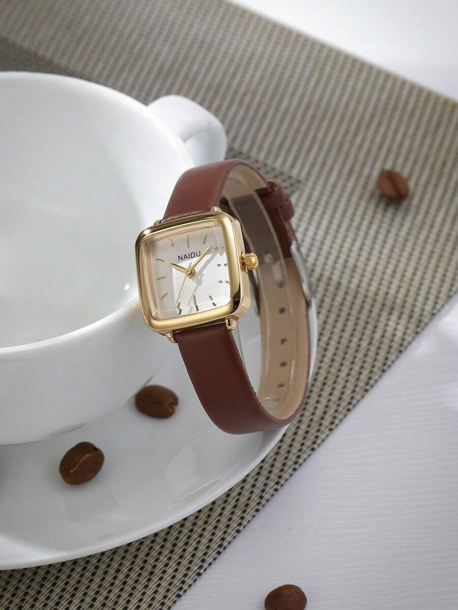 腕時計 レディース クォーツ 1個 女性用 多機能 カジュアル ラグジュアリー クォーツ腕時計、デイリーウェアに適しています拍卖