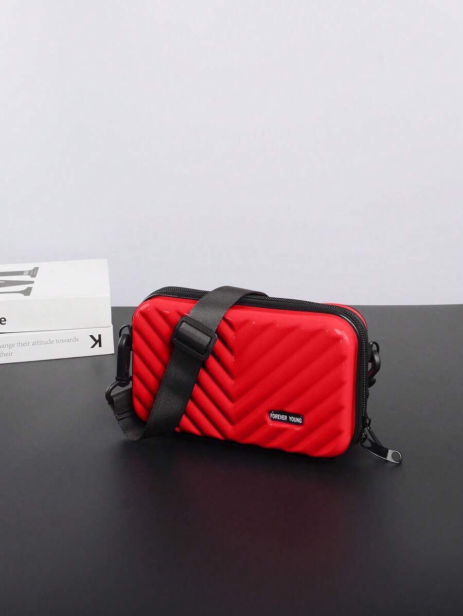 バッグ メンズ ショルダーパック ミニスーツケース クロスボディバッグ ハードシェル ショルダーバッグ 軽量カジュアルバッグ カレ拍卖