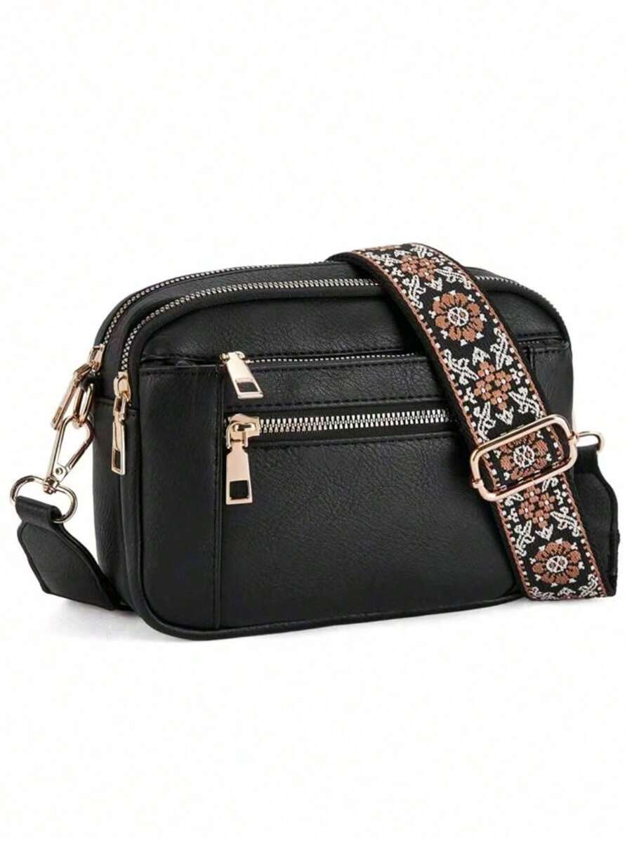 バッグ レディース ショルダーバッグ 新作ファッション クラシックなジョーカー柄 レトロ ショルダーストラップ ソリッドカラー P拍卖