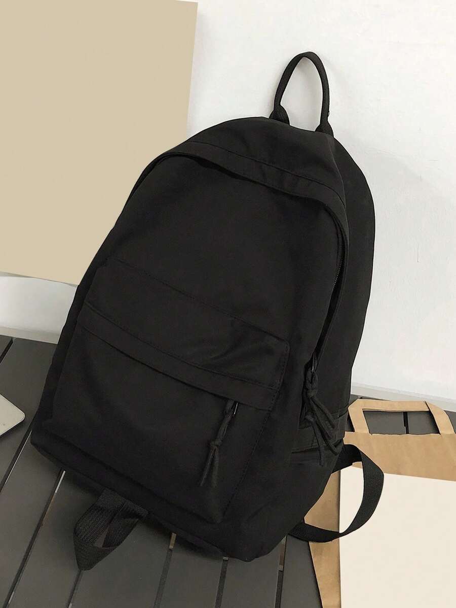 バッグ メンズ バックパック 多目的 防水 バックパック メンズ、旅行、大学、学校用 (ブラック)拍卖