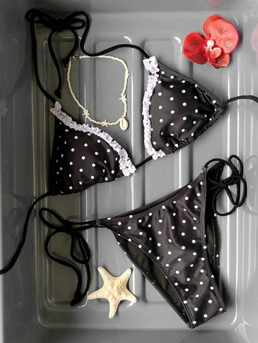 レディース 水着 ビキニセット レディースサマービーチバケーション ラッフルスイムスーツ拍卖