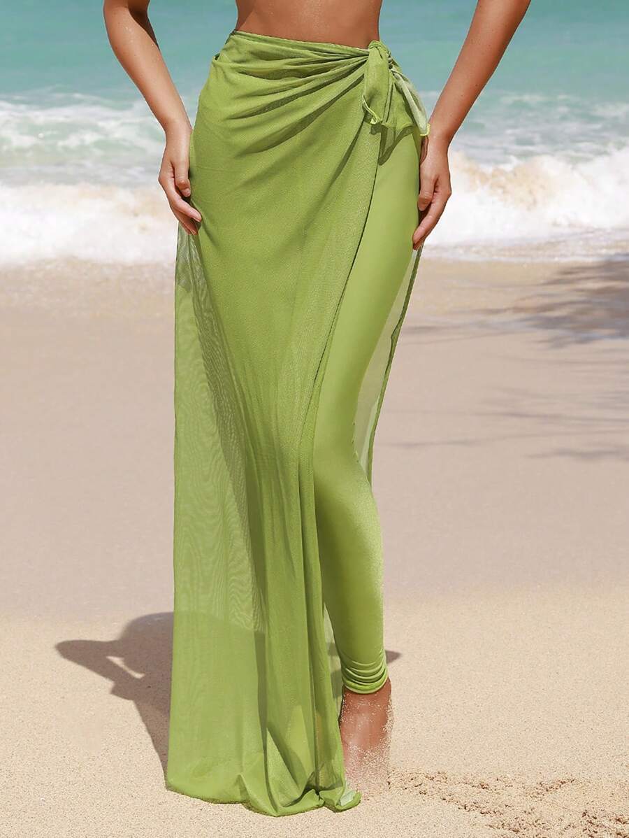 レディース 水着 ボトムス 2点セット レディース 無地ビキニボトム&スカート、夏のビーチ水着拍卖