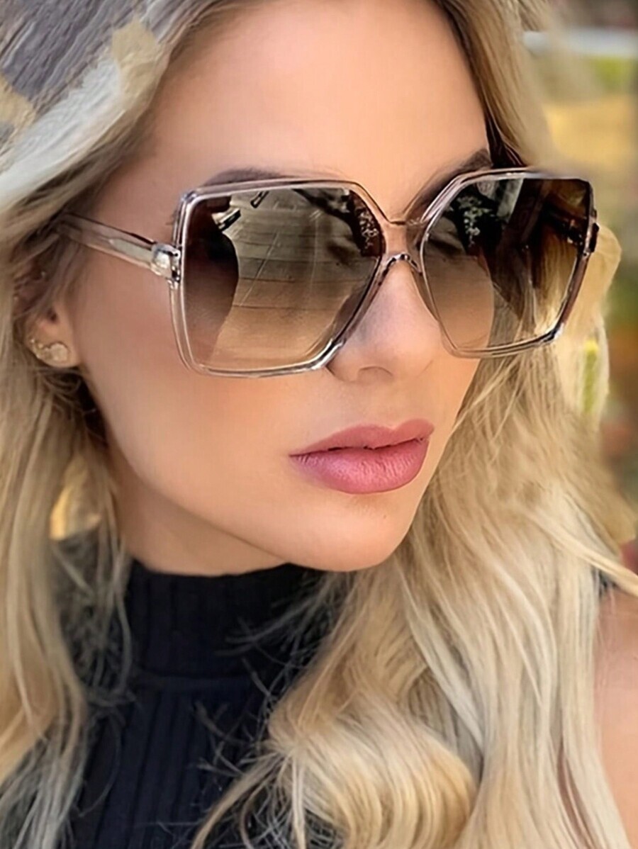 アクセサリー レディース アイアクセサリー 1個 大きめ正方形フレーション メガネ ファッションアイウェア アウトドア トラベル拍卖