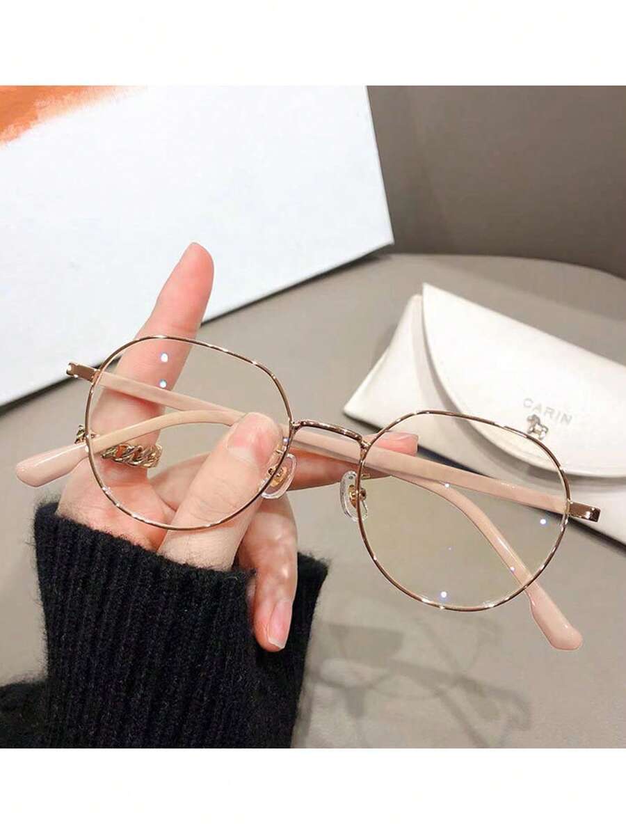 アクセサリー レディース アイアクセサリー 1/2個 女性用 魅力的な丸顔モニター、タブレットミラー、無地フレーム、コンピューター拍卖