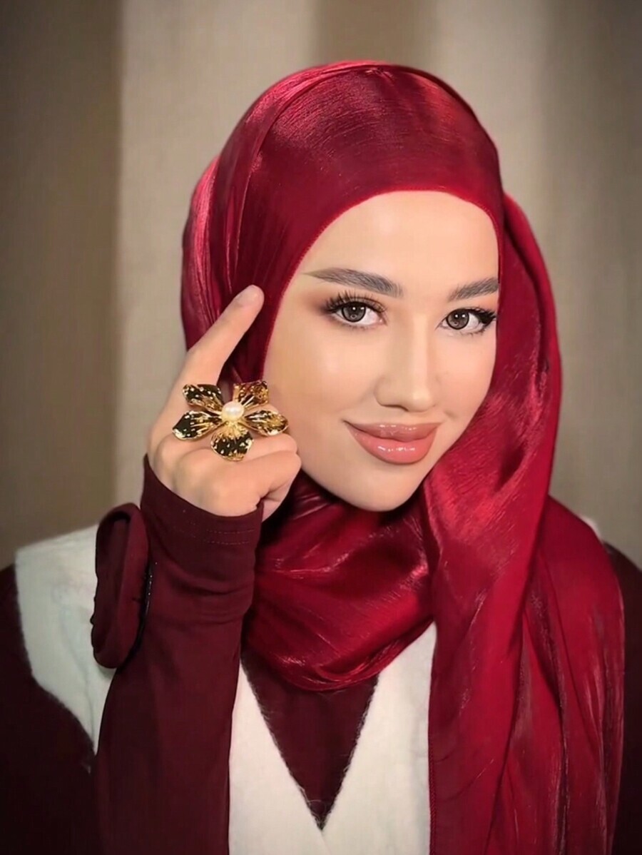 アクセサリー レディース スカーフ 1枚 女性用 無地 エレガント つや消し ソフト モーダル ヒジャブスカーフ、保守的 カジュア拍卖