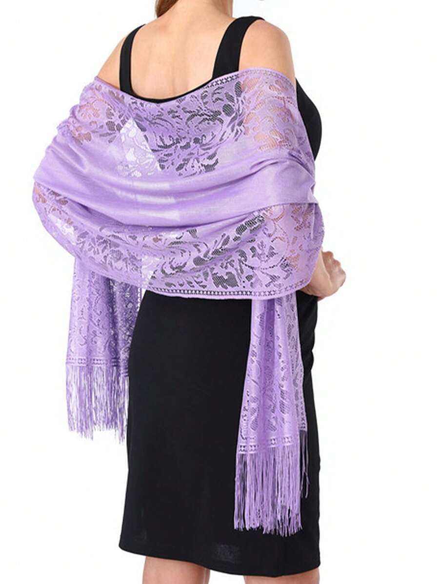 アクセサリー レディース スカーフ 優雅なレースのスカーフ 女性用、フォーマルドレス用ラップショール拍卖