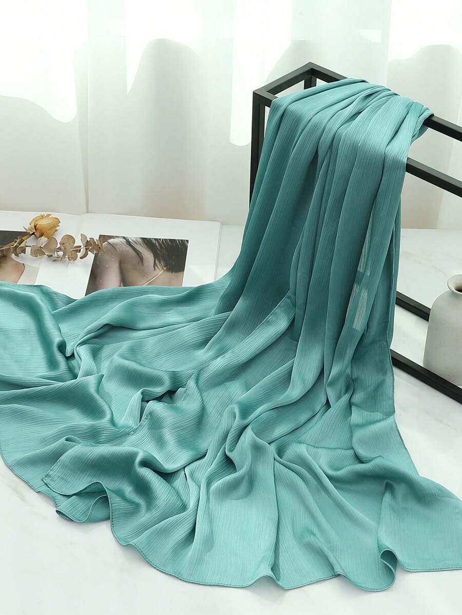 アクセサリー レディース スカーフ 1枚 女性用エレガントなソリッドカラーの人工シルク長方形スカーフ、バンダナ、女性用ネックスカー拍卖