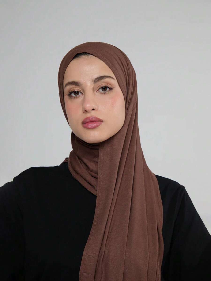 アクセサリー レディース スカーフ 1枚 レディース クラシックソリッドカラーヒジャブ、エレガントカジュアルフリンジスカーフ、高級拍卖