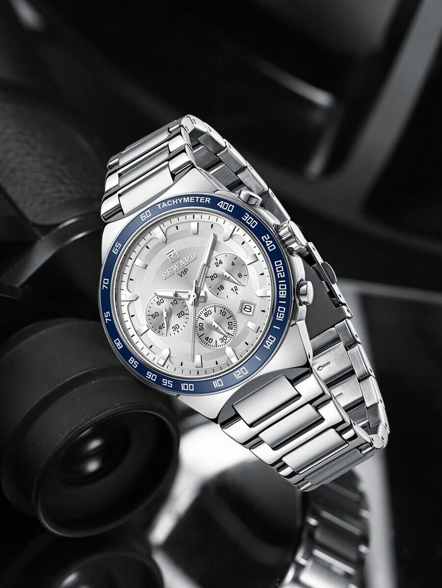 腕時計 メンズ クォーツ メンズクォーツ腕時計、ビジネスファッションスタイル、タイミングカレンダー、蛍光針、マルチファンクション、拍卖