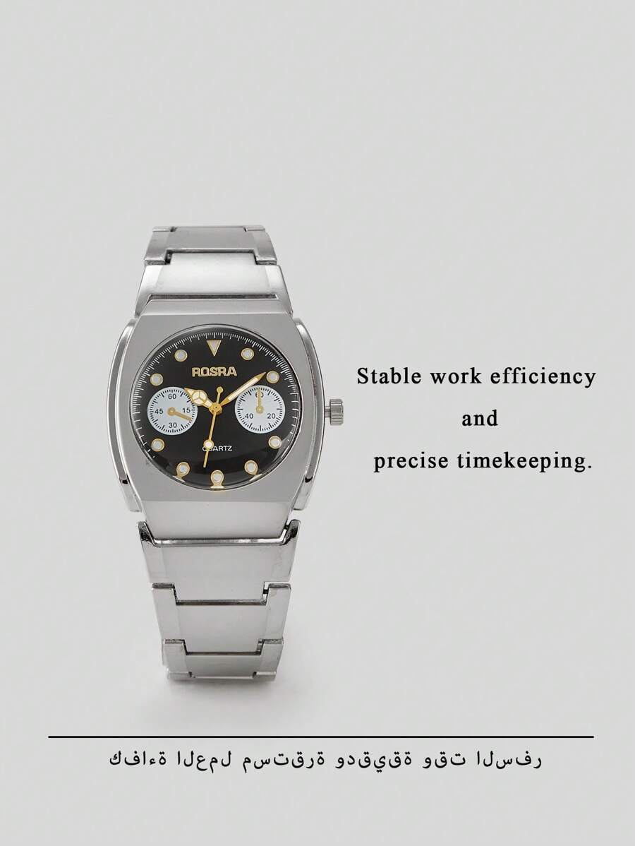 腕時計 メンズ クォーツ パンダ型3ダイヤル クォーツ腕時計、メンズ&レディース両用安定した性能拍卖