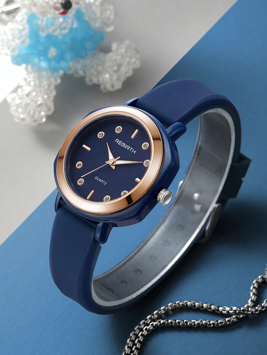 腕時計 レディース クォーツ レディース用 シンプル&オシャレ シリコンストラップ クオーツウォッチ、日常生活やデコレーションに適拍卖