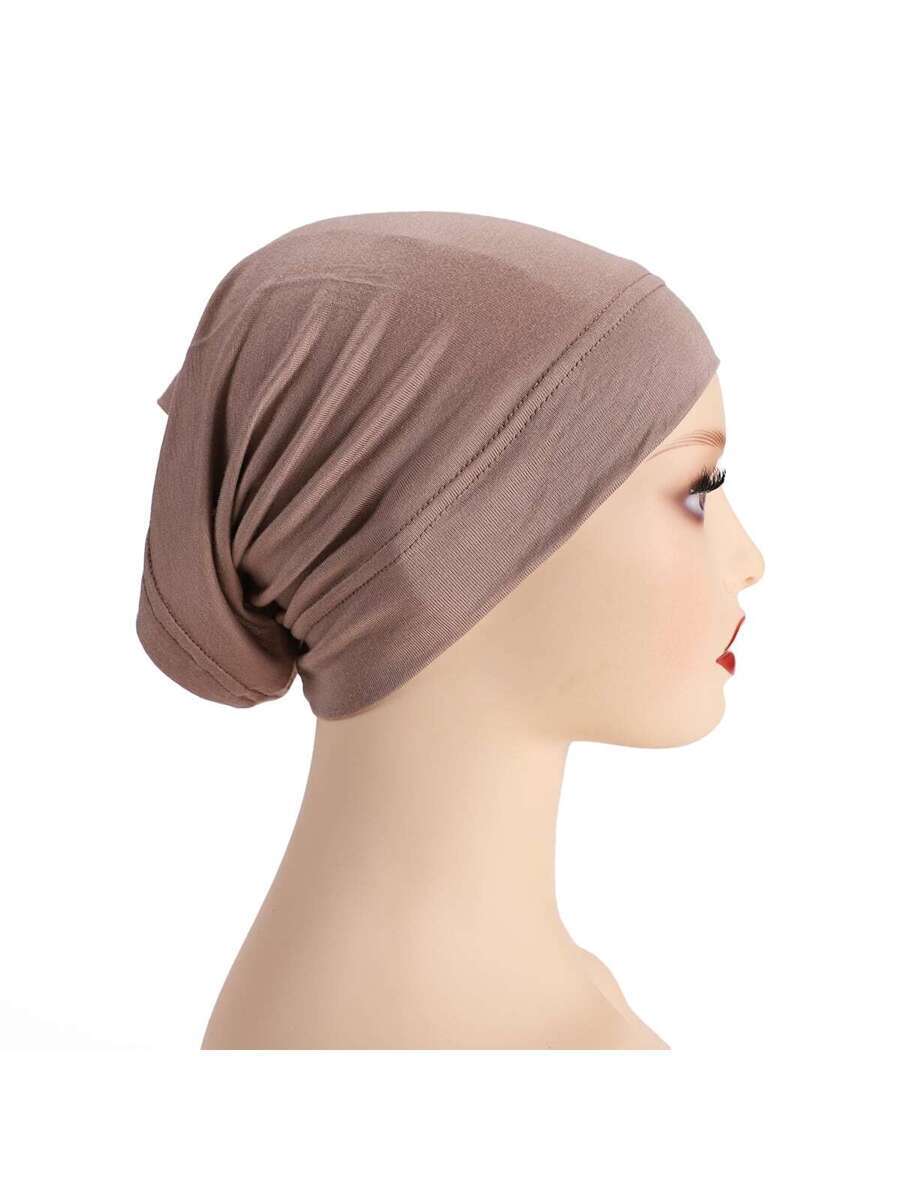 アクセサリー レディース スカーフ 1個 女性用アバヤアクセサリー 無地 チューブ型ベーシック ヘッドスカーフ ヒジャブキャップ拍卖