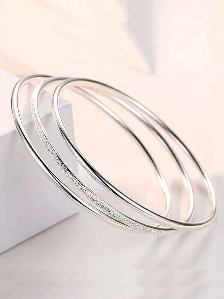 ジュエリー レディース ブレスレット セット 三生三世三鈷3枚セットスタイリッシュで多用途のミニマリストトリプルサークルブレスレッ拍卖