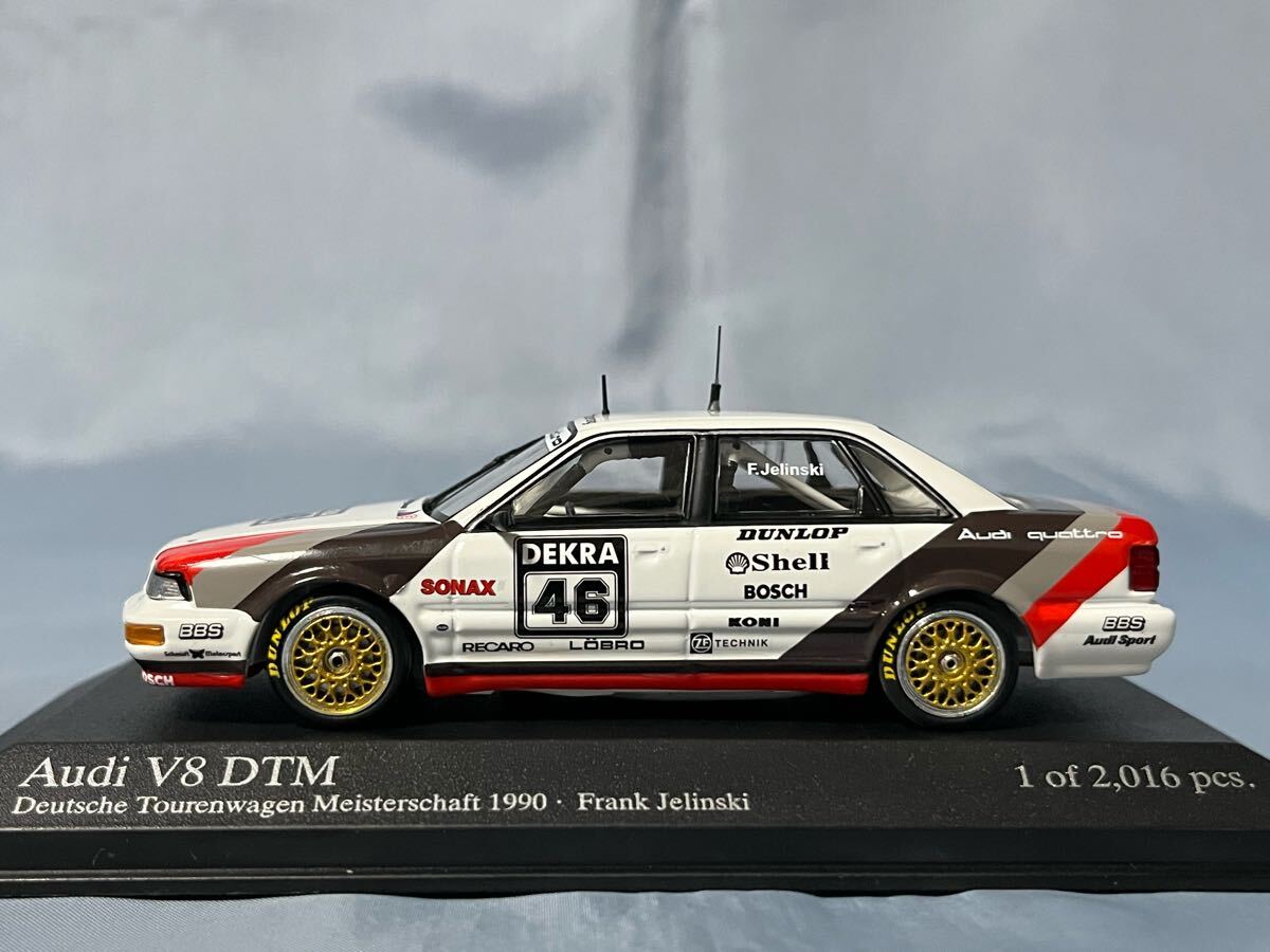 ミニチャンプス製  アウディV8 1990年 DTM 1/43拍卖