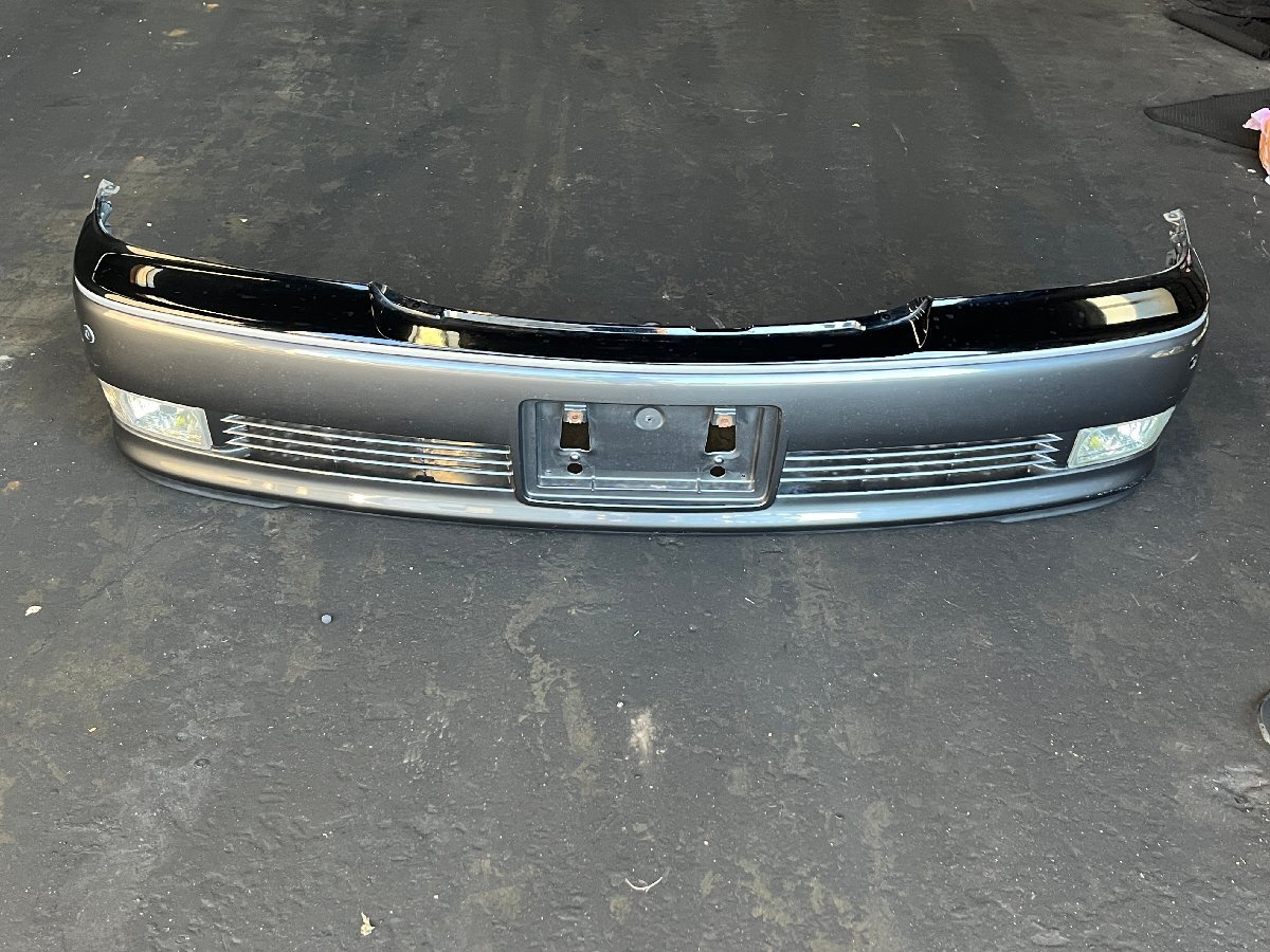 平成15年 TOYOTA トヨタ クラウンマジェスタ JZS177  フロントバンパー フォグ付き 34拍卖