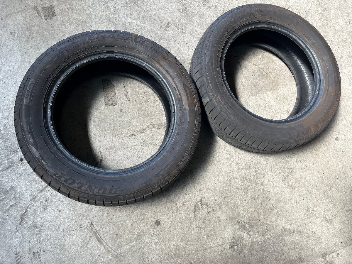 ダンロップ エナセーブ RV505 195/65 R16 16インチタイヤ 2本セット 中古 2024年製 109拍卖