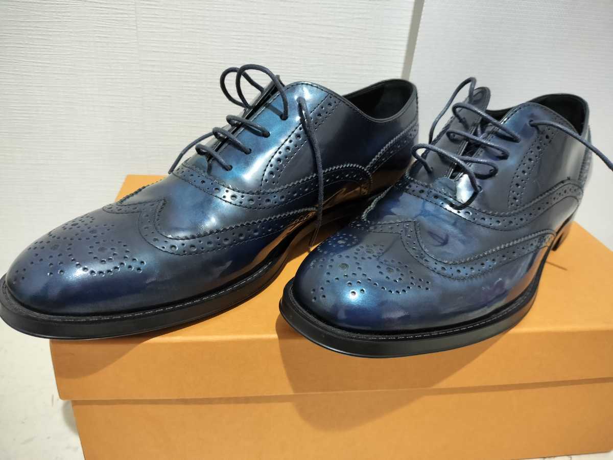 ★ほぼ未使用★TOD'S トッズ 超お洒落 革靴 ビジネスシューズ★イタリア製 38.5★拍卖