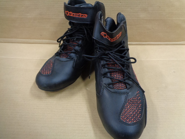 ・△ EUR44サイズ 【Alpinestars(アルパインスターズ)】 FASTER-3 RIDEKNIT SHOES BLACK RED FLUO △ 25-7②拍卖
