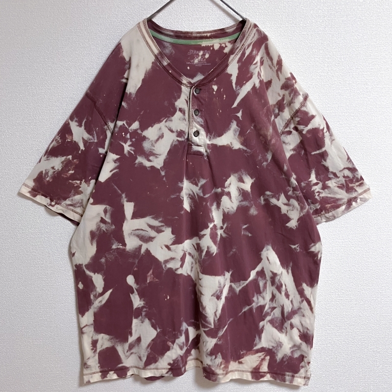 St. John's Bay 半袖Tシャツ 2XL ブリーチ エスニック 赤拍卖