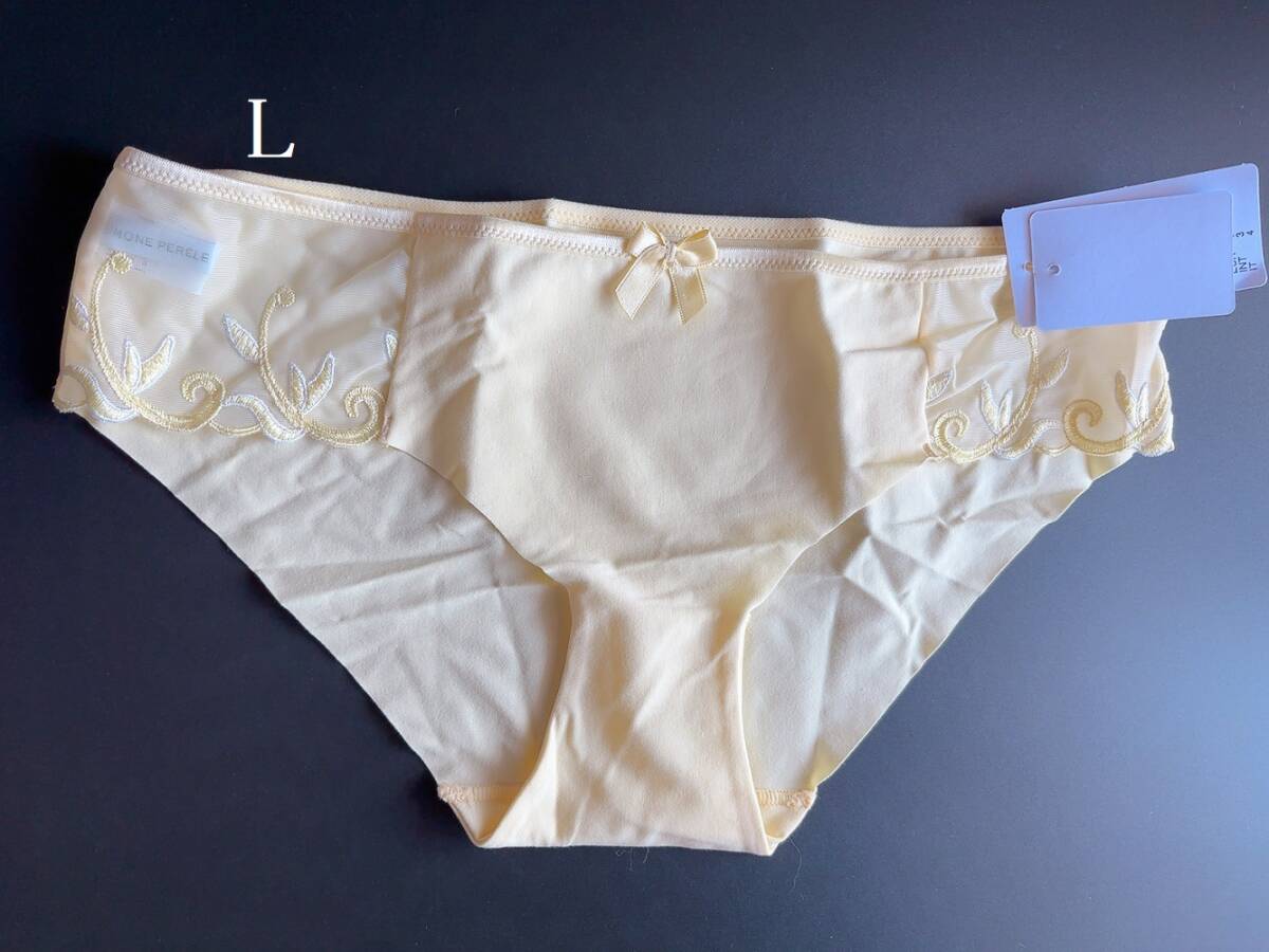 L☆Simone Perele Andoraシモーヌ ペレール コットンショーツ イエロー拍卖