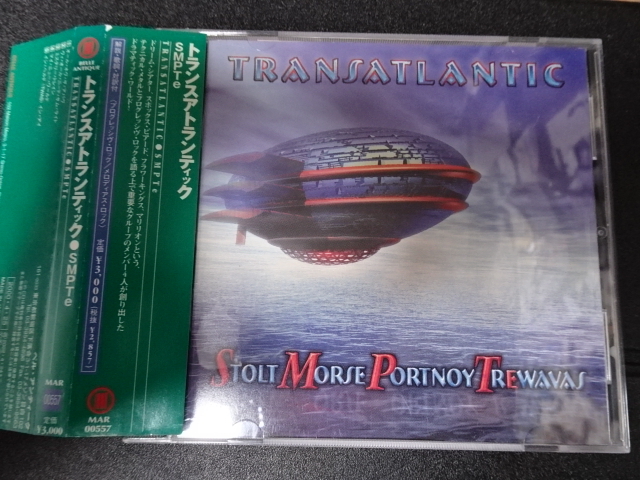 TRANSATLANTIC(トランスアトランティック)「SMPT:E」2000年日本国内発売盤MAR 00557帯付 DREAM THEATER FLOWER KINGS MARILLION拍卖