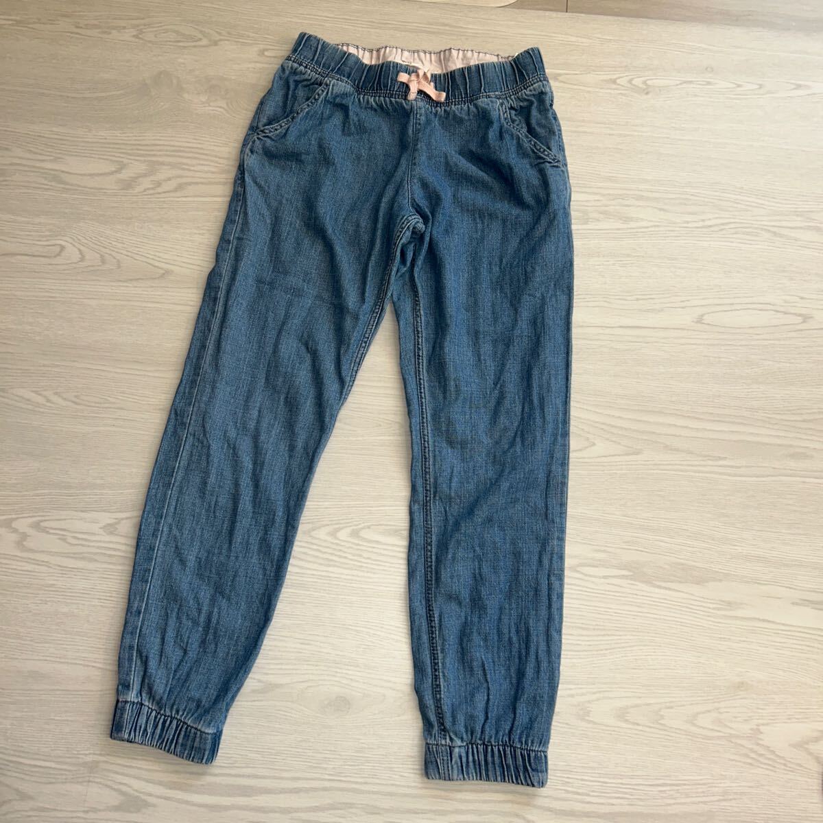 H&M☆柔らかストレートデニムパンツ☆EURサイズ(140cm)拍卖