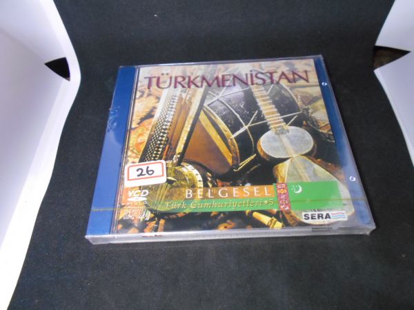 トルコ VCDno.26 中東各国 未開封トルクメニスタンTURKMENISTAN BELGESEL民族衣装 風俗文化 踊舞 デッドストック未使用品(0)拍卖