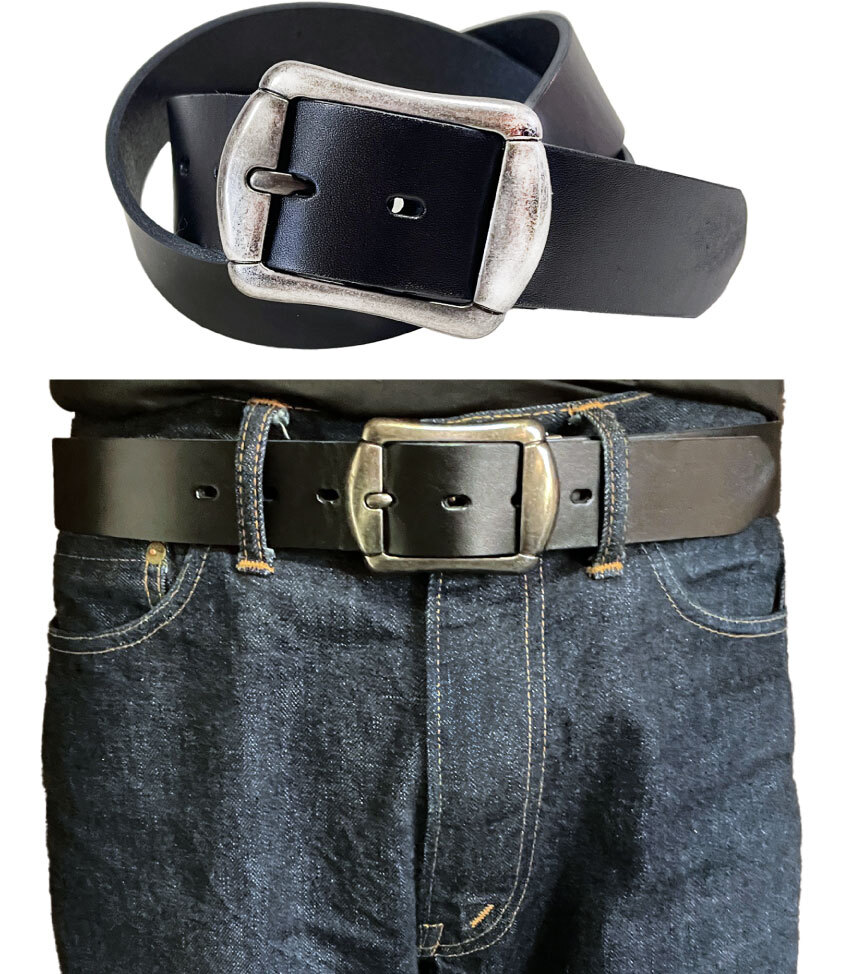 ■ 極厚 最厚部 4.1mm 38mm幅 数量限定 格安 スタート 新品 日本製 姫路レザー BK ベルト ANTIQUE 牛革 GS ミリタリー 栃木レザー ■拍卖