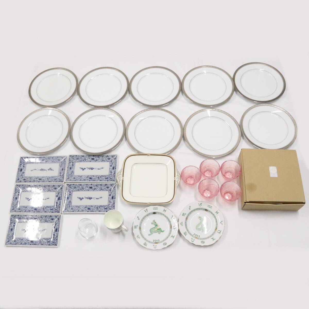 ★食器 プレート 皿 カップ まとめ/Noritake ノリタケ/WEDGWOOD ウェッジウッド/Tiffany&Co ティファニー/他 ブランド キッチン拍卖