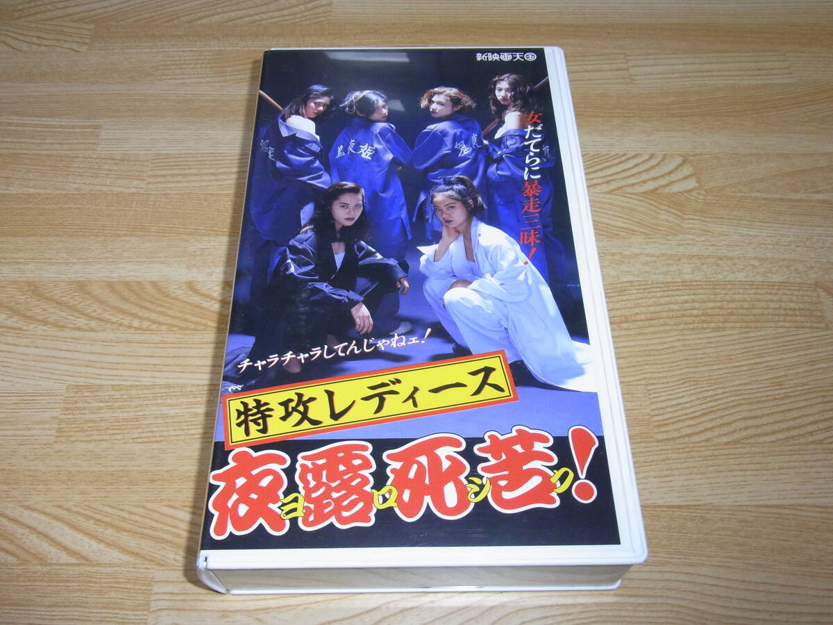 Z●レア!●未DVD化!●即決!●特攻レディース 夜露死苦! VHS●磯村一路/山内麻椰/佐藤忍/小牧芽美/細木美和/佐々木優子/高原遊/梛野素子●拍卖