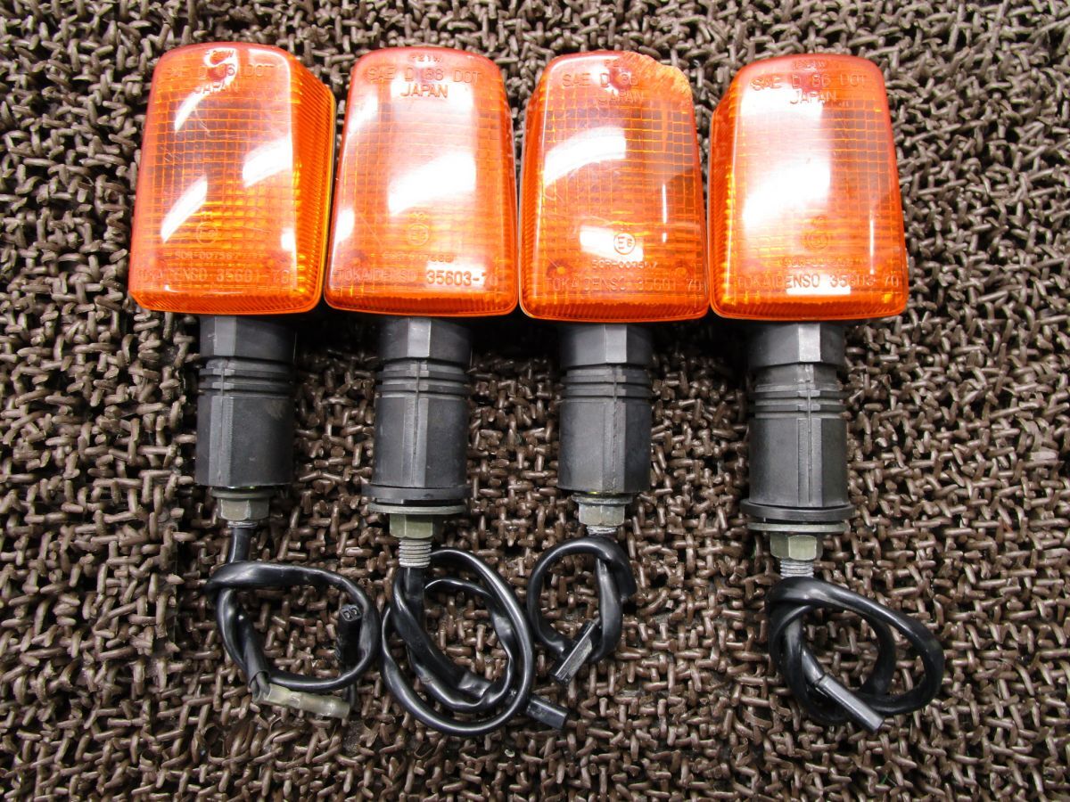 GSF750 ウインカー ●A2620 4個セット!GR7EA スズキ 【 R730 】 キャブ車拍卖