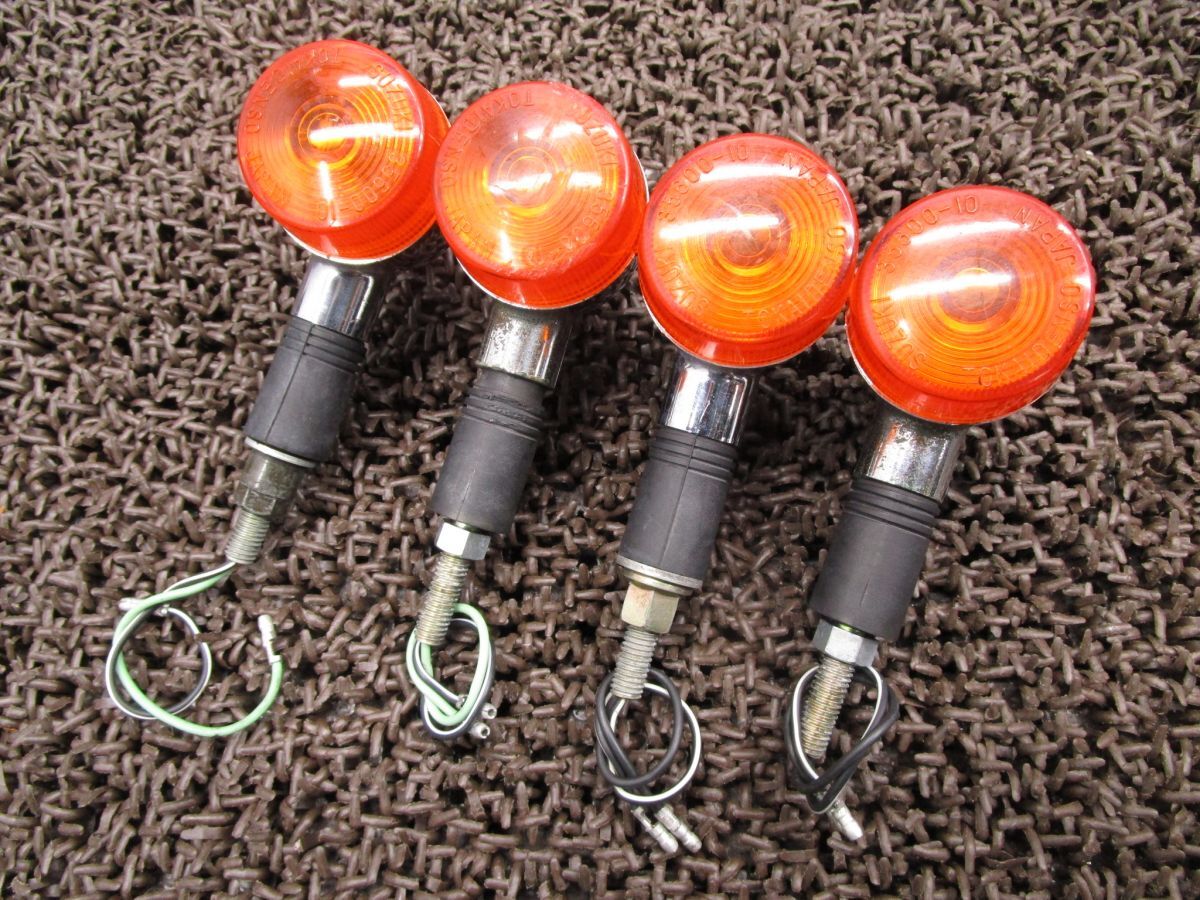 グース350 ウインカー 4個セット ●A3495!NK42A スズキ 【 K406 】 Goose キャブ車 動画有拍卖