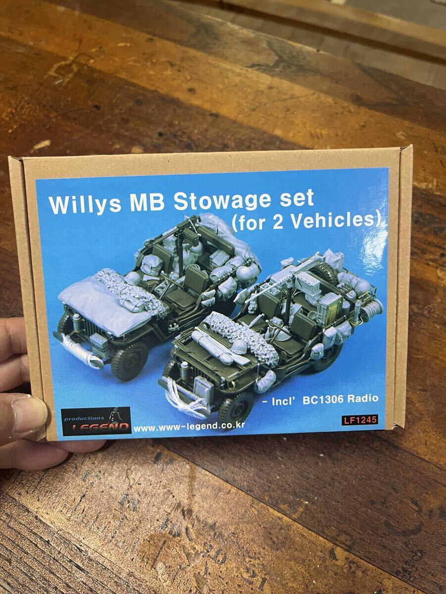 Willys MB Stowage set(for 2 Vehicles)productionsI ガレージキットガレキレジンワンフェス絶版当時物キャストジープ拍卖