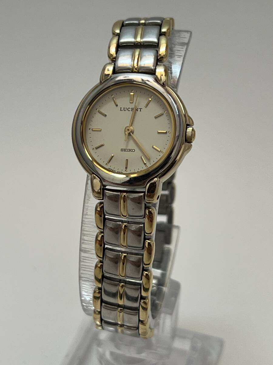 動作未確認 SEIKO セイコー 4N21-0610 LUCENT クオーツ レディース 腕時計拍卖