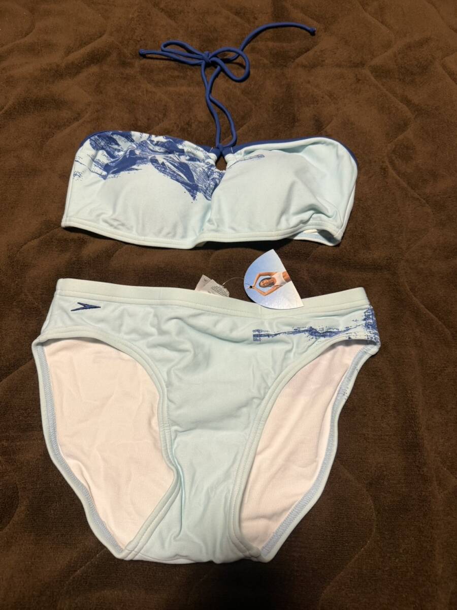 speedo  難あり Lサイズ ツーピース セパレート ビキニ 水着 スピード スイムウェア 【925】拍卖