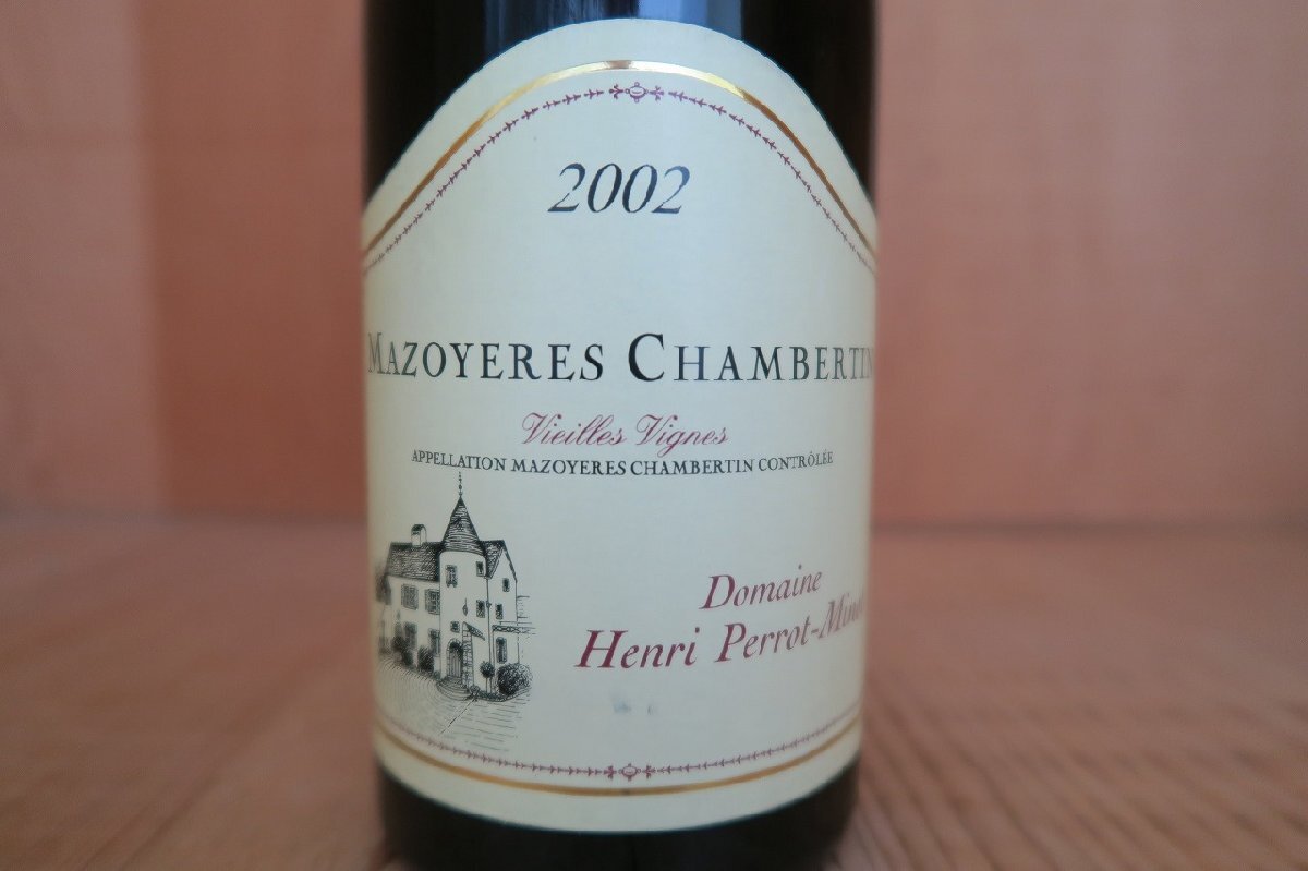 wineluvs#2002年 ドメーヌ・アンリ・ペロ・ミノ マゾワイエール・シャンベルタン・グラン・クリュ ヴィエイユ・ヴィーニュ K8-1拍卖