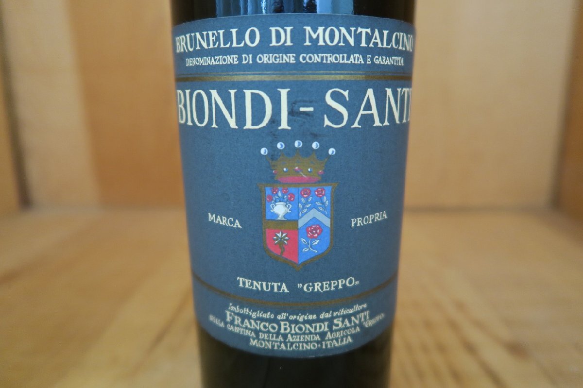 wineluvs/1987年☆★ビオンディ・サンティ・ブルネッロ・ディ・モンタルチーノ・テヌータ・グレッポ☆★D8-6拍卖