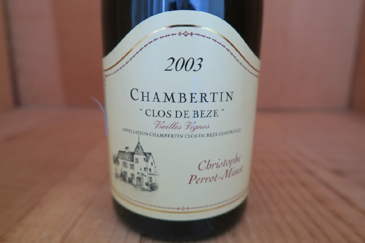 wineluvs#2003年☆★クリストフ・ペロ・ミノ シャンベルタン・クロ・ド・ベーズ・グラン・クリュ ヴィエイユ・ヴィーニュ☆★B8-4拍卖