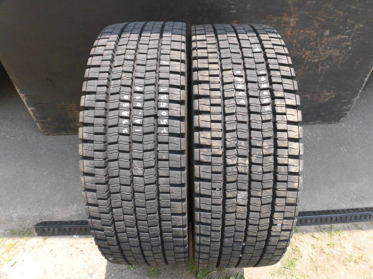 245/70R19.5 136/134J●ダンロップ 2023年スタッドレス2本●250521拍卖