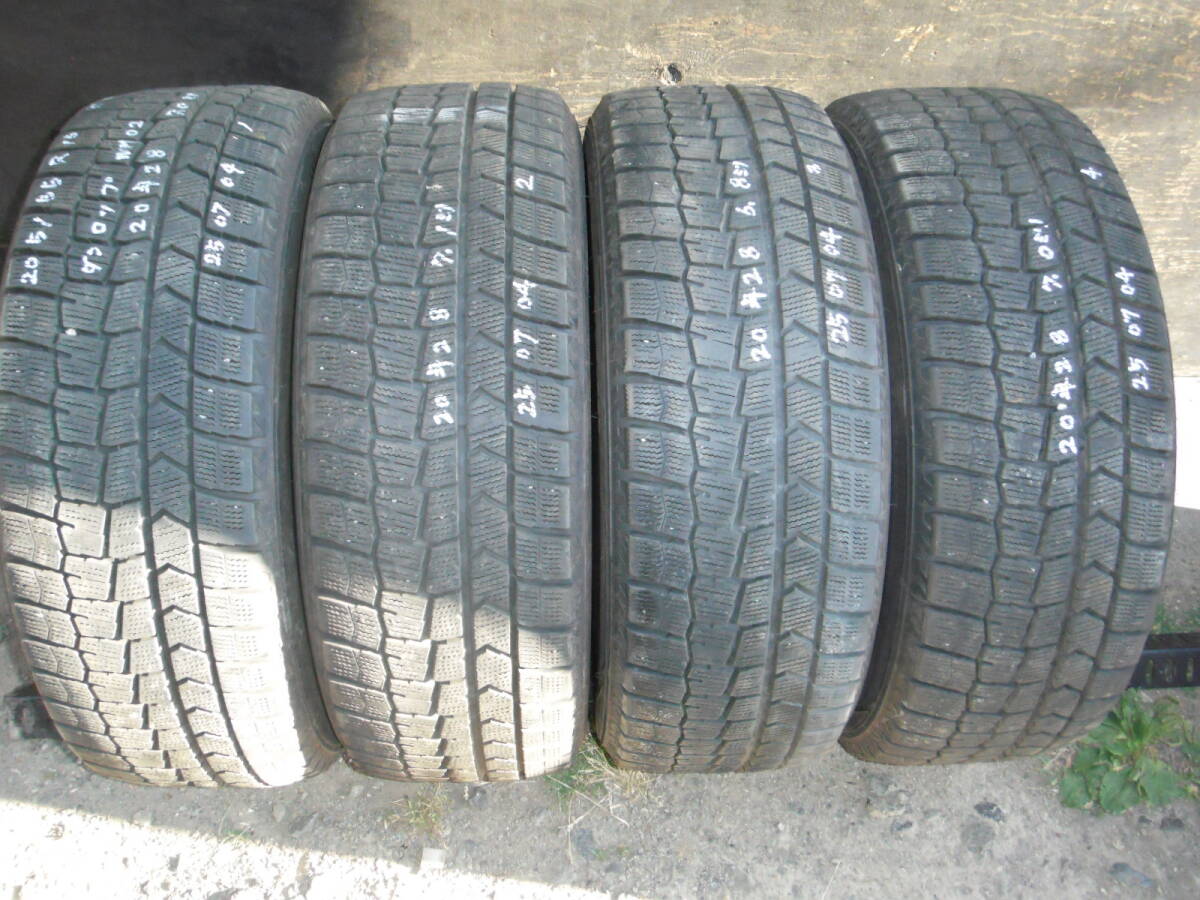 205/55R16 91Q●ダンロップ 2020年スタッドレス4本●250704拍卖