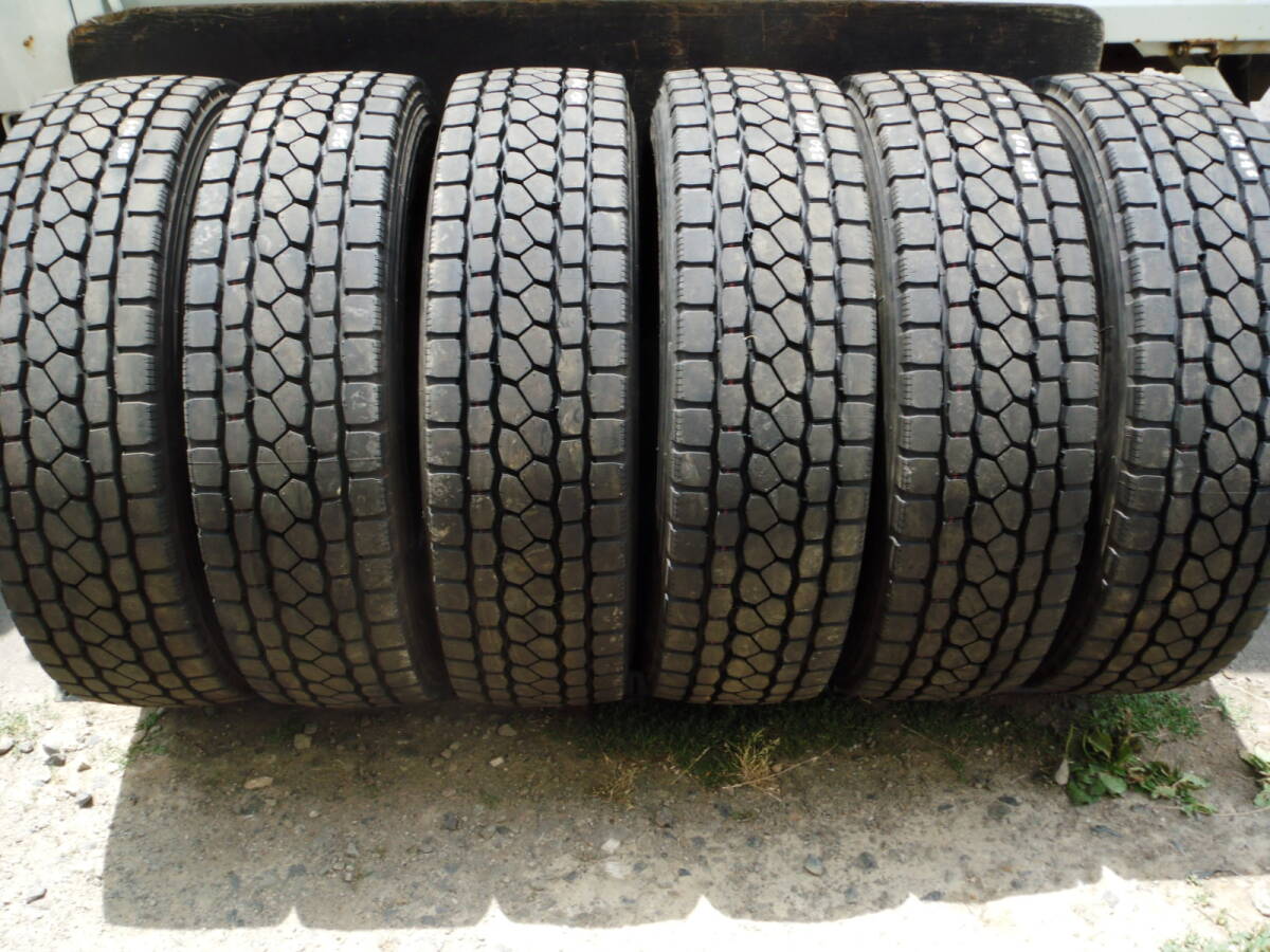 275/70R22.5 148/145J●ブリヂストン 2024年ミックス6本●250709 北海道限定拍卖