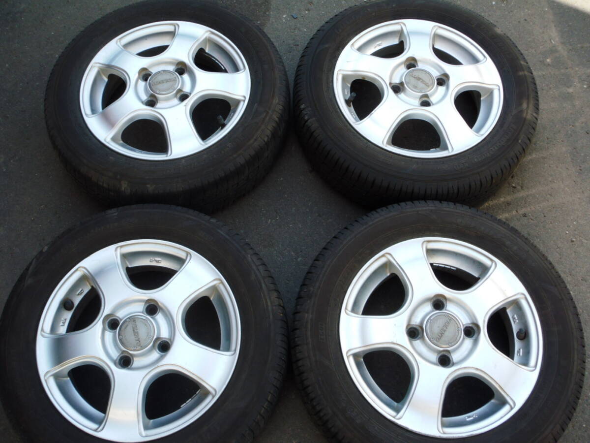 155/65R13 73S●グッドイヤー 夏タイヤ4本●250713 アルミ付き拍卖