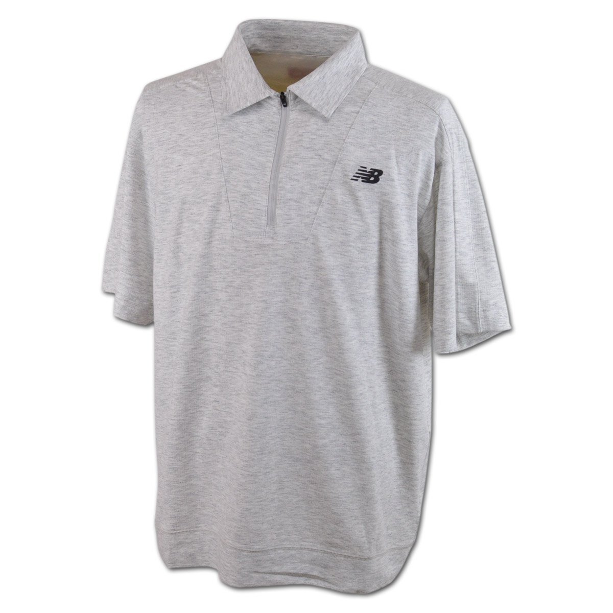 20%OFF【ニューバランス】メンズ 半袖ハーフジップシャツ L(5) グレー 012-5168007-31 new balance ゴルフ かっこいい @拍卖