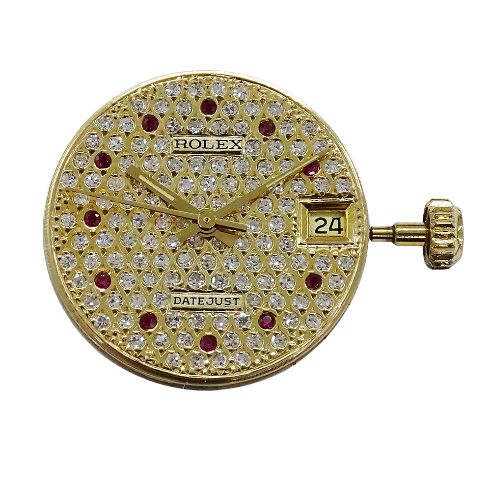 1円〜 ロレックス ROLEX デイトジャスト Cal.2135 時計 レディース ブランド ムーブメント パーツ アフター ダイヤモンド(v0090412002)拍卖