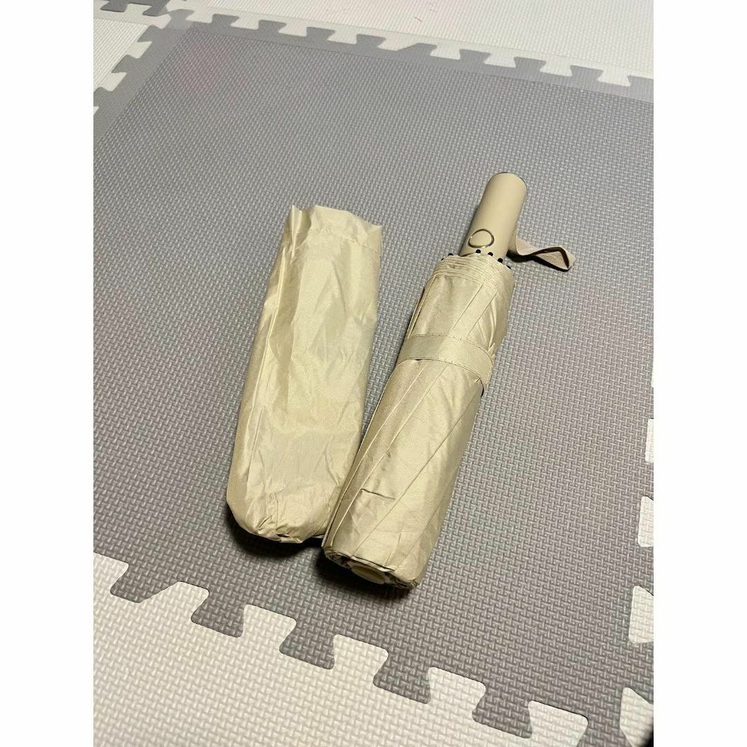 ★'クリーム色 折りたたみ傘 収納カバー付き拍卖