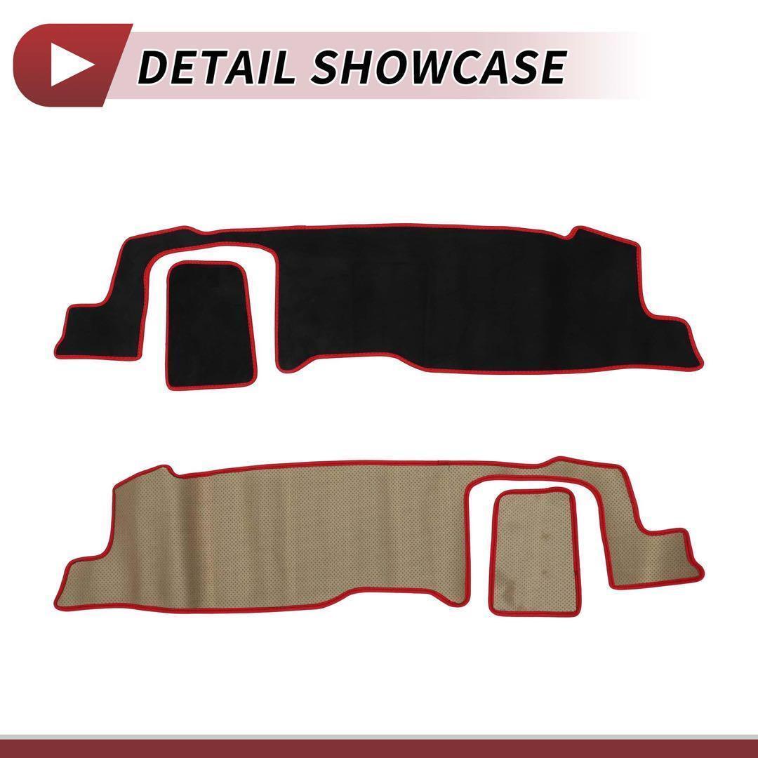 ★'ダッシュボードマット ブラック×レッド ハスラー2代目拍卖