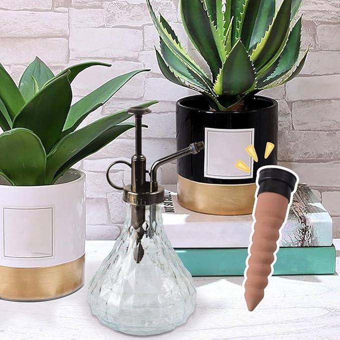 ★'自動給水キャップ 自動水やり器 霧吹き 噴霧器 スプレーボトル 400ml拍卖