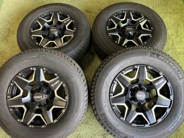 送料無料 ラジアルセット クラメイト SWATT 17in 8.0J +20 PCD139.7 ミシュラン LATITUDE TOUR 265/65R17 ハイラックス サーフ拍卖